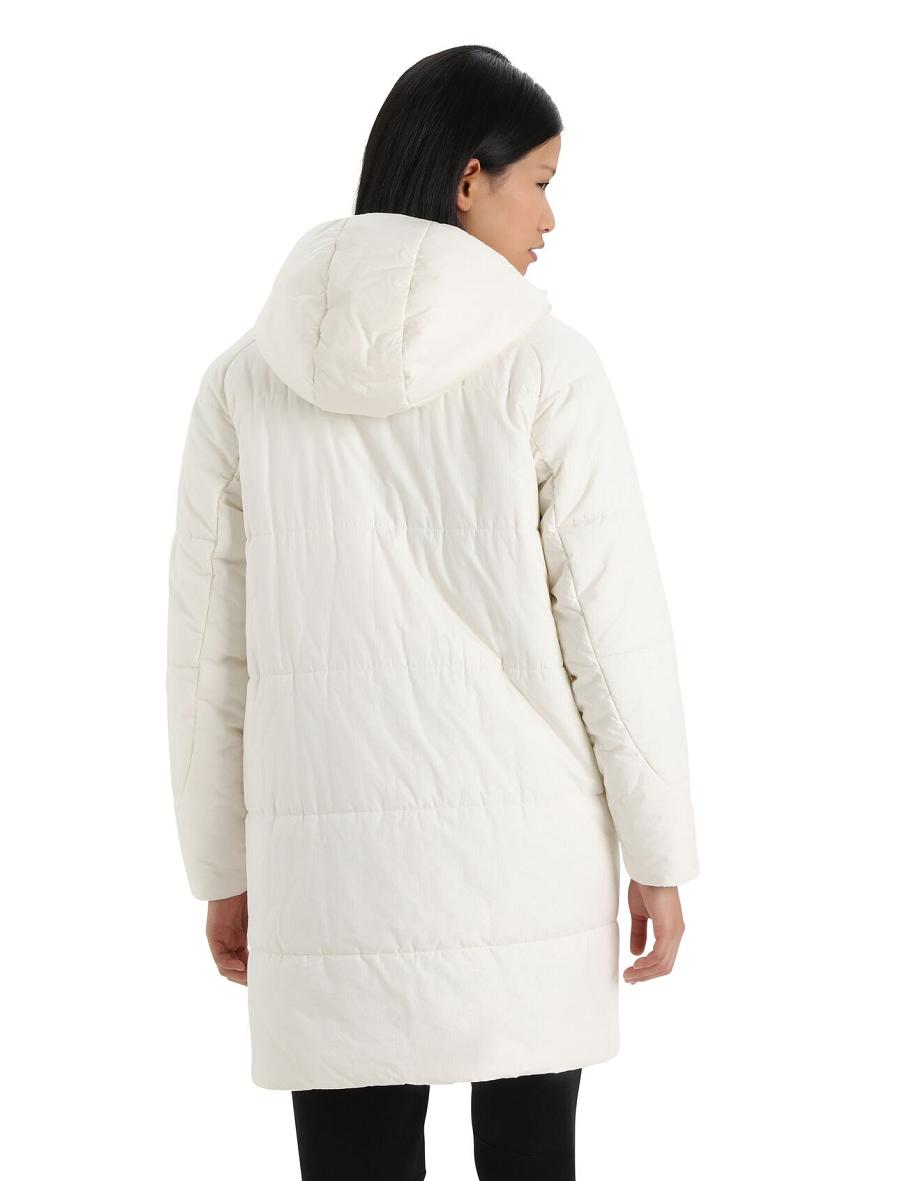 Snow Icebreaker MerinoLoft™ Collingwood II 3Q Hooded Women's Jackets | AU 1655NWYB